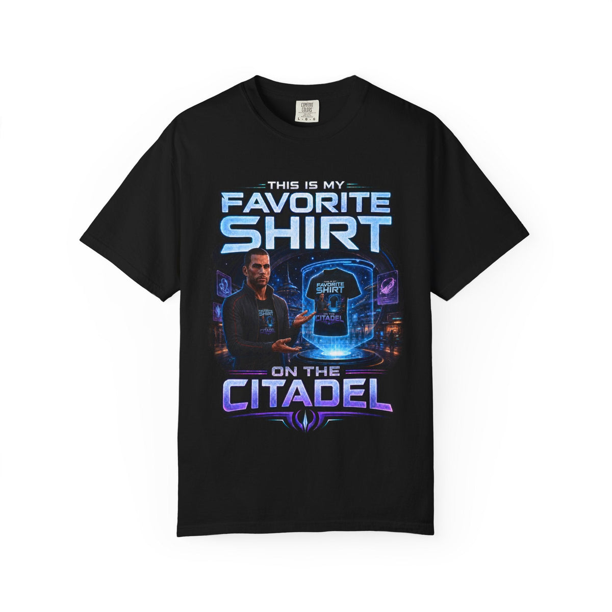 Sci-fi Commander's Favorite graphic T-shirt