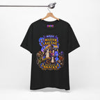 Master of the Arcane: Provider of Snacks graphic T-shirt product mockup