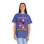 Evil is Afoot Xalatoes T-shirt | Fantasy Feet Character Graphic