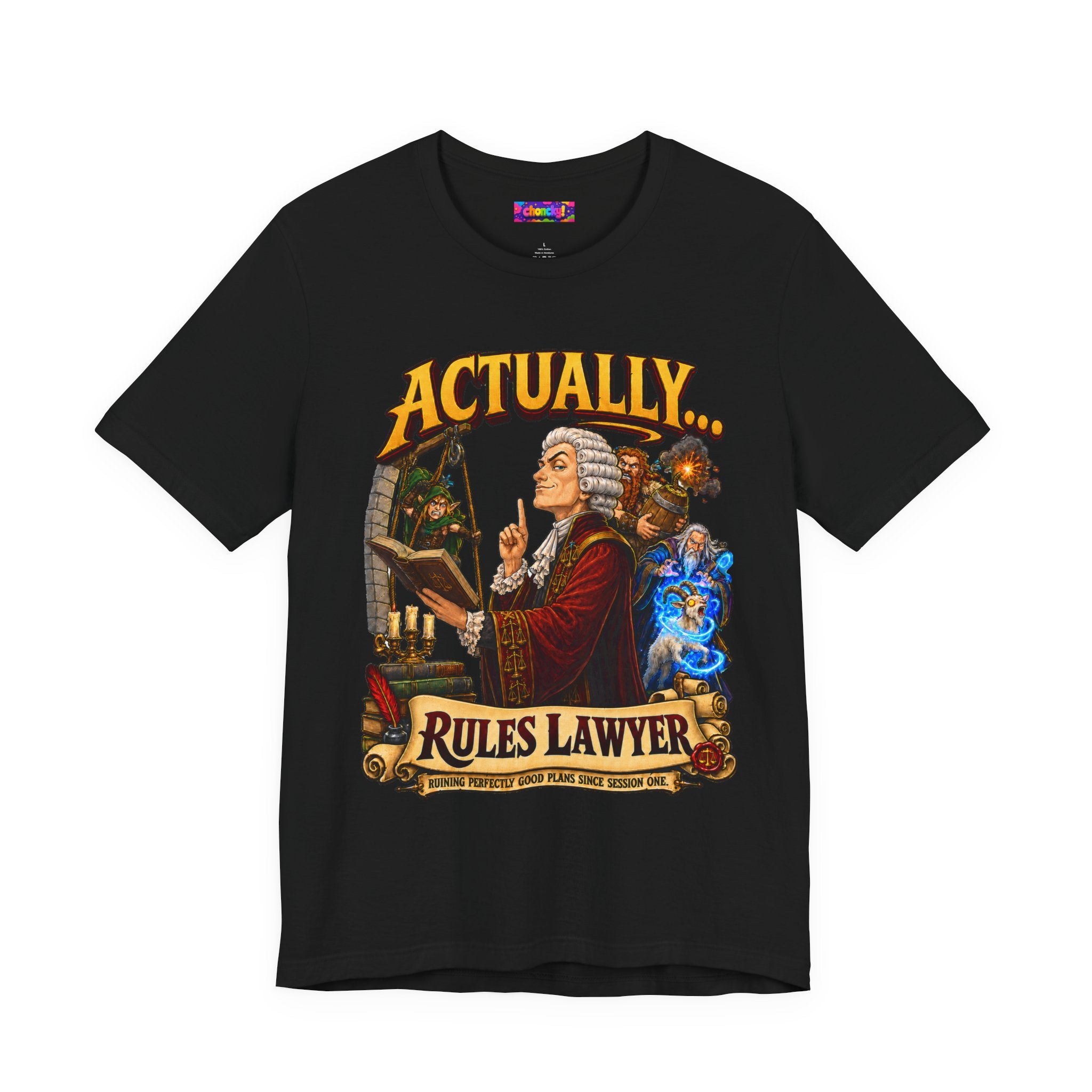 Actually… Tabletop RPG Rules Lawyer T-Shirt