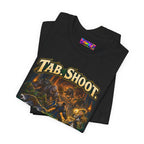Feign Responsibility Hunter graphic T-shirt product mockup
