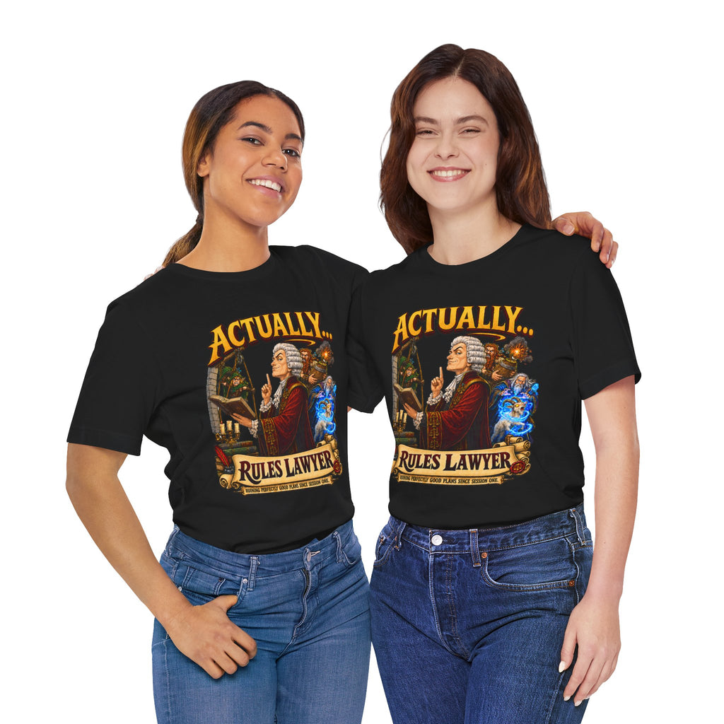 Actually… Tabletop RPG Rules Lawyer T-Shirt