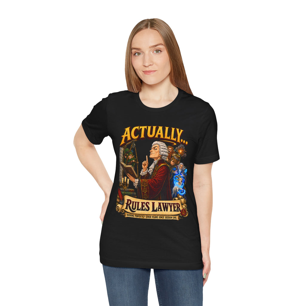 Actually… Tabletop RPG Rules Lawyer T-Shirt