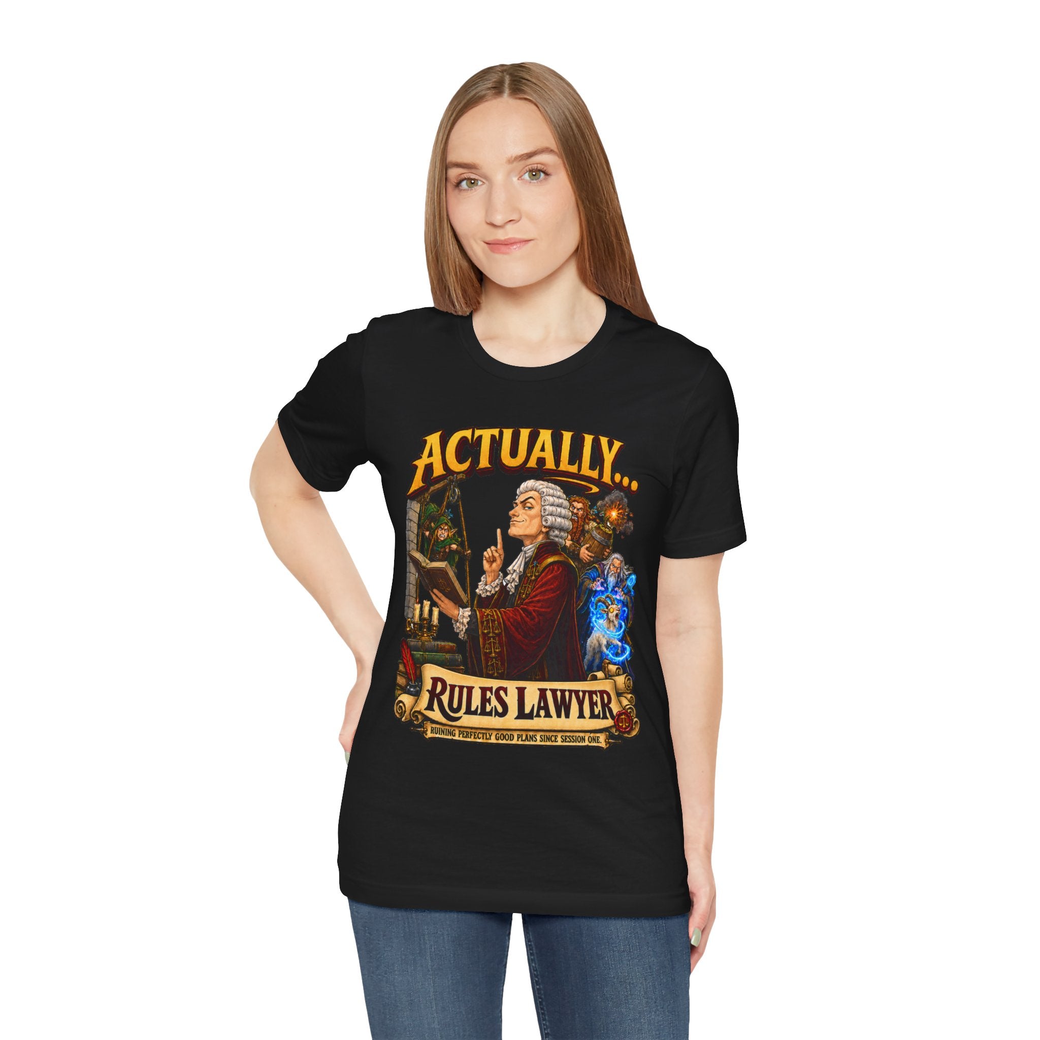 Actually… Tabletop RPG Rules Lawyer T-Shirt