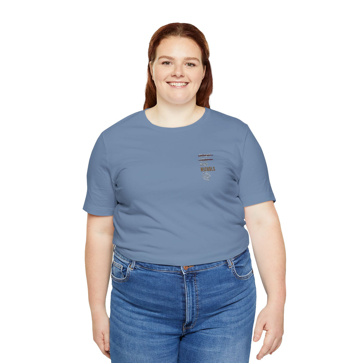 Silo Career Path embroidered T-shirt product mockup