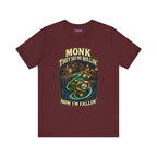They See Me Rollin’ Monk graphic T-shirt product mockup