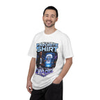 Commander's Favorite Shirt on the Citadel sci-fi graphic T-shirt, white shirt front view modeled with a relaxed stance.