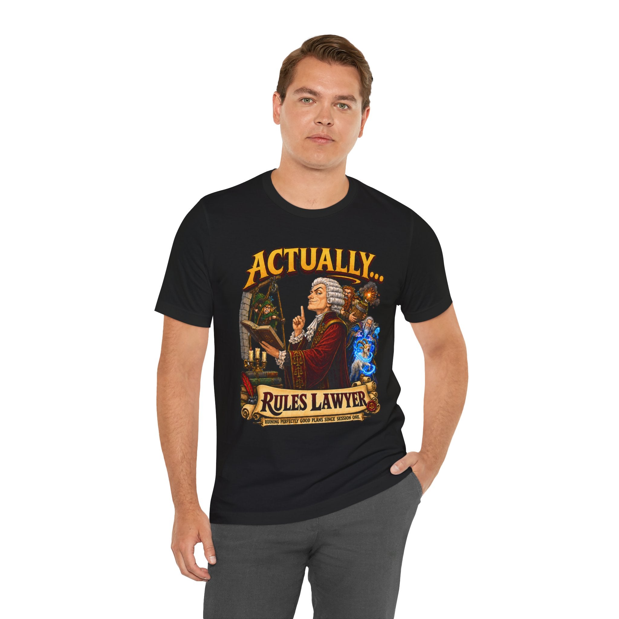 Actually… Tabletop RPG Rules Lawyer T-Shirt