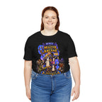Master of the Arcane: Provider of Snacks graphic T-shirt product mockup