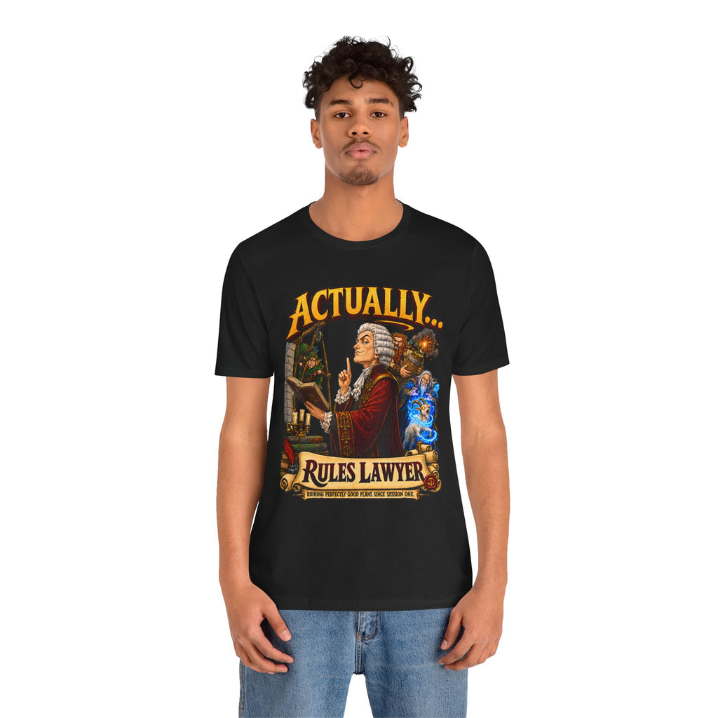 Actually… Tabletop RPG Rules Lawyer T-Shirt