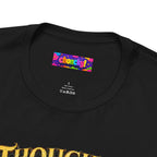 Thoughts, Prayers & Eldritch Horrors graphic T-shirt product mockup