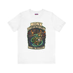 They See Me Rollin’ Monk graphic T-shirt product mockup
