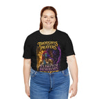 Thoughts, Prayers & Eldritch Horrors graphic T-shirt product mockup
