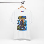 Tank Shaped Shaman graphic T-shirt product mockup