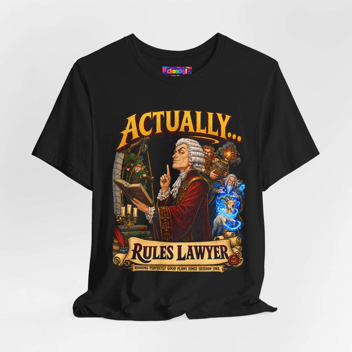 Actually… Tabletop RPG Rules Lawyer T-Shirt