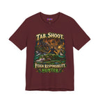 Feign Responsibility Hunter graphic T-shirt, front product view