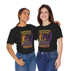 Thoughts, Prayers & Eldritch Horrors graphic T-shirt product mockup