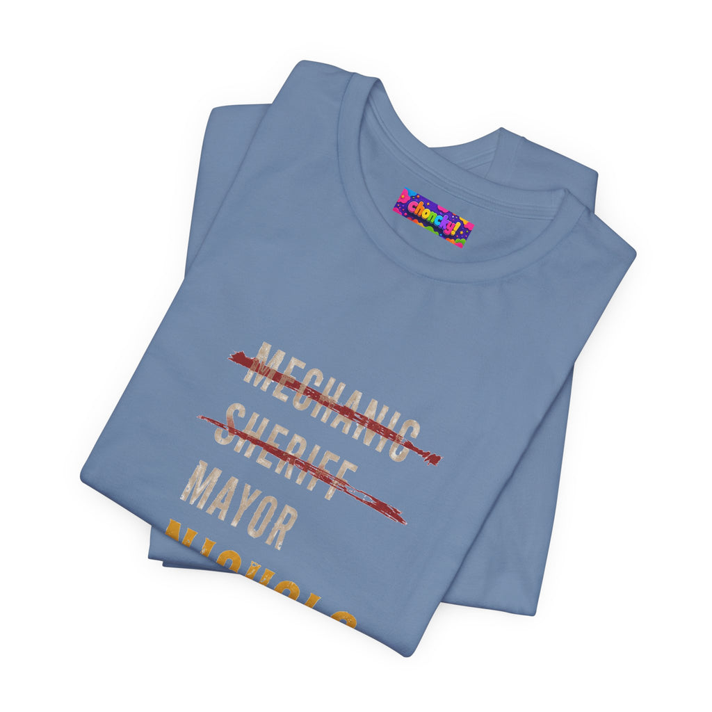 Silo Career Path Printed graphic T-shirt product mockup