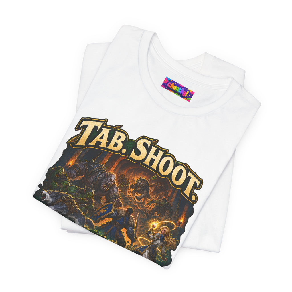 Feign Responsibility Hunter graphic T-shirt product mockup