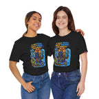 Tank Shaped Shaman graphic T-shirt product mockup