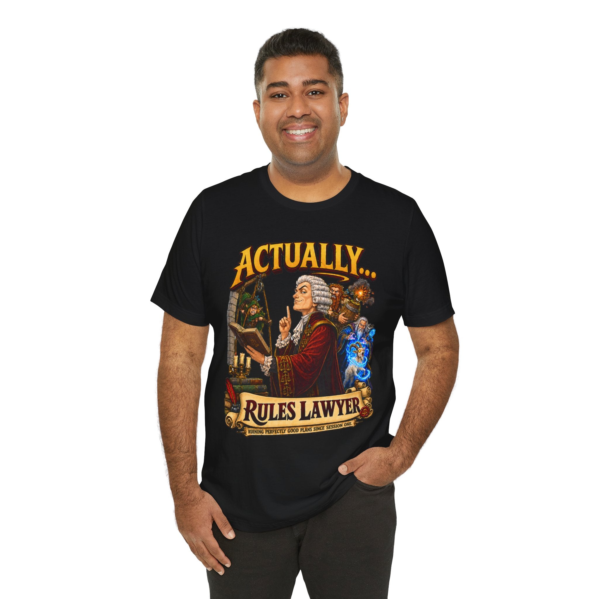 Actually… Tabletop RPG Rules Lawyer T-Shirt