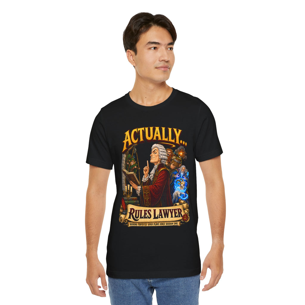 Actually… Tabletop RPG Rules Lawyer T-Shirt