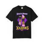 Evil is Afoot Xalatoes T-shirt | Fantasy Feet Character Graphic
