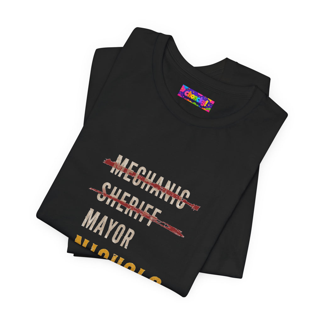 Silo Career Path Printed graphic T-shirt product mockup