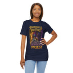 Thoughts, Prayers & Eldritch Horrors graphic T-shirt product mockup