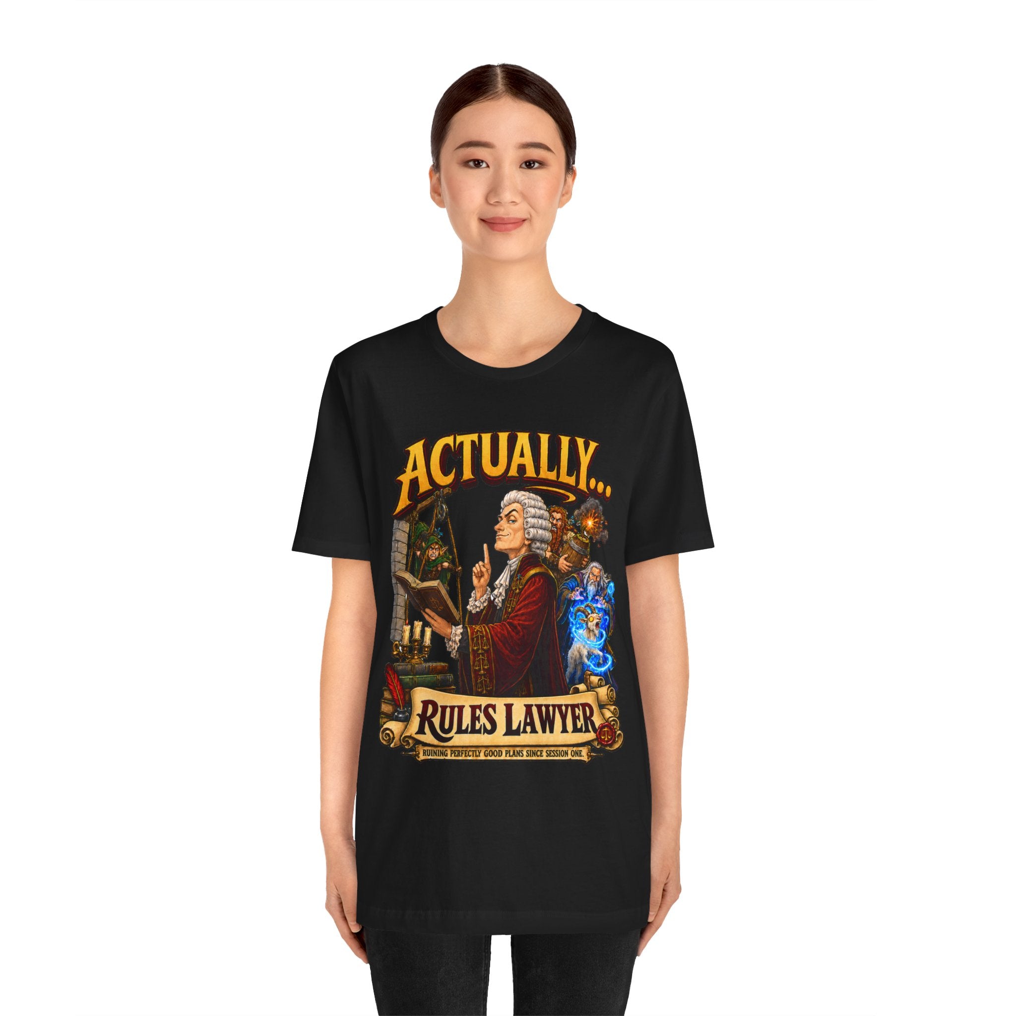 Actually… Tabletop RPG Rules Lawyer T-Shirt