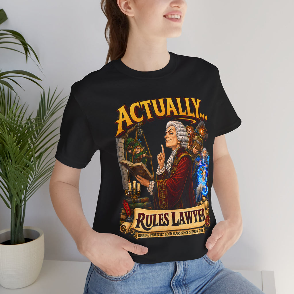 Actually… Tabletop RPG Rules Lawyer T-Shirt