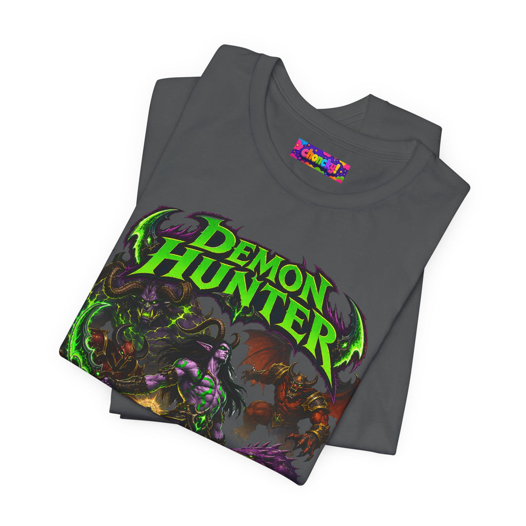 Sacrificed Everything Demon Hunter graphic T-shirt product mockup