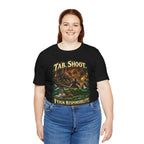 Feign Responsibility Hunter graphic T-shirt product mockup