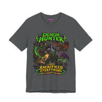 Sacrificed Everything Demon Hunter graphic T-shirt, front product view