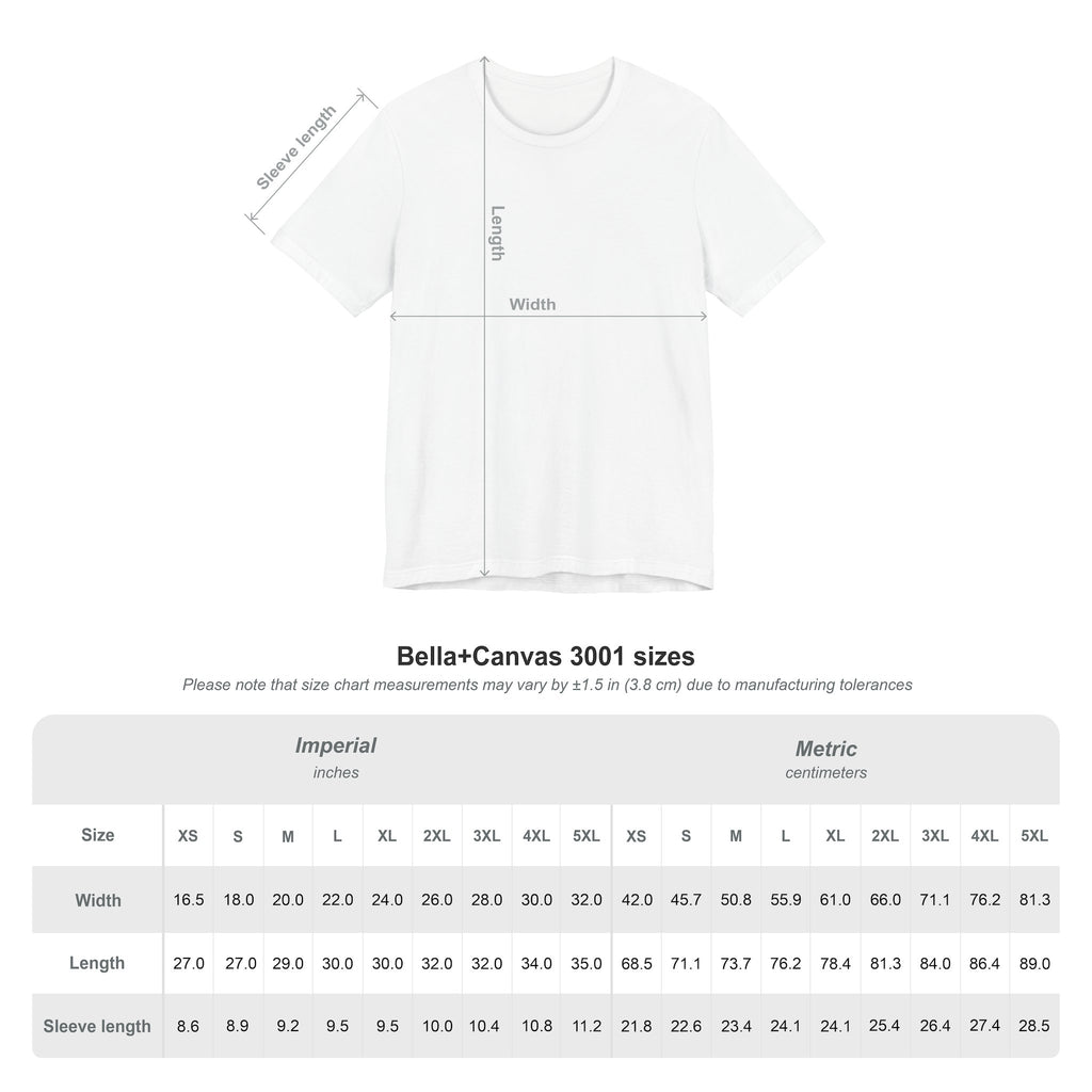 I Have a Plan Barrelmancer fantasy RPG graphic T-shirt, white shirt size chart.