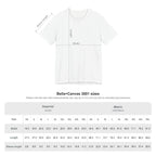 I Have a Plan Barrelmancer fantasy RPG graphic T-shirt, white shirt size chart.
