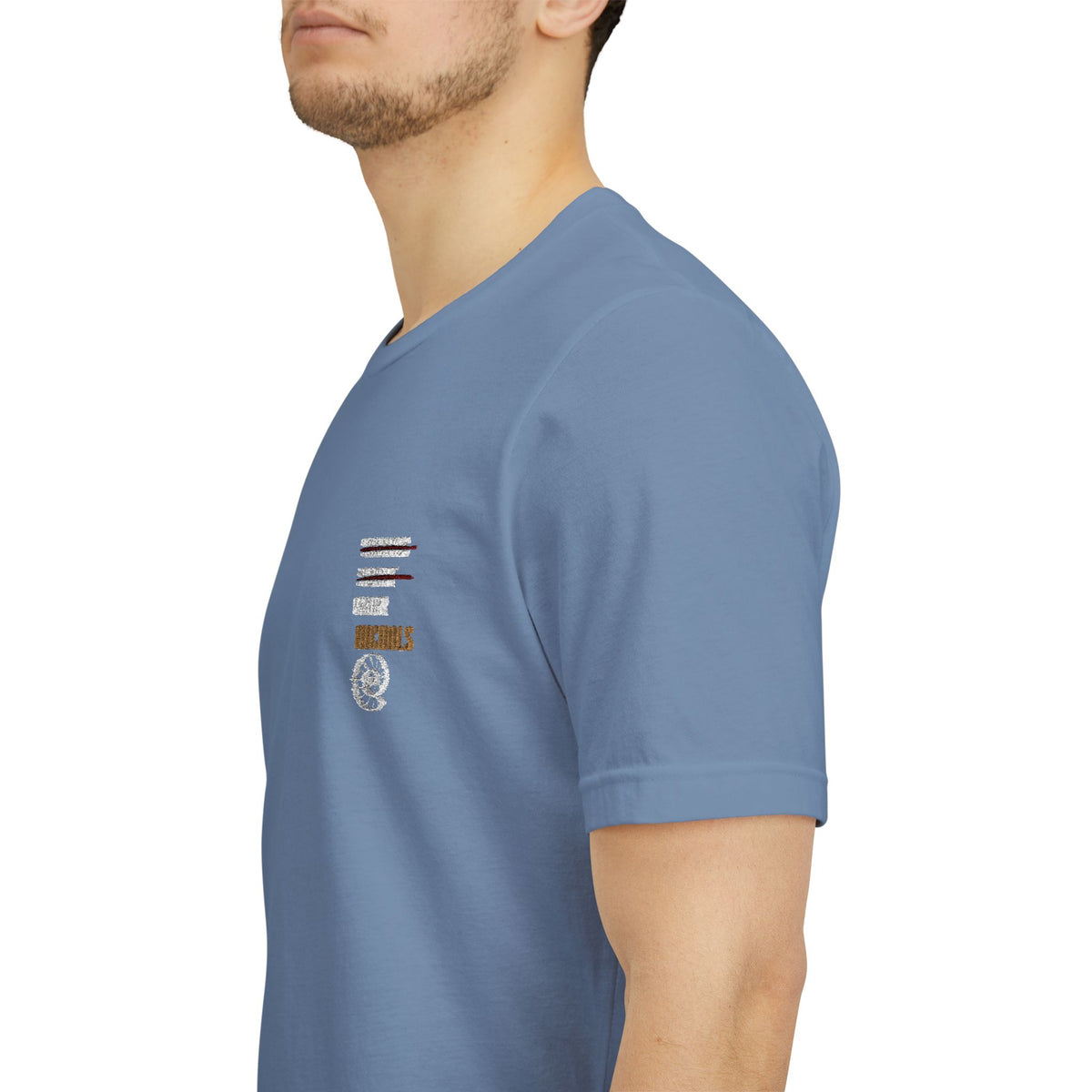 Silo Career Path embroidered T-shirt product mockup