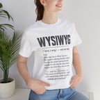WYSIWYG Definition Tabletop Wargaming T-Shirt