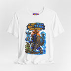 Tank Shaped Shaman graphic T-shirt product mockup