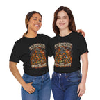 Only Plastic & Crippling Debt graphic T-shirt product mockup