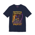 Thoughts, Prayers & Eldritch Horrors graphic T-shirt, front product view