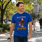Evil is Afoot Xalatoes T-shirt | Fantasy Feet Character Graphic