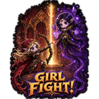 Girl Fight! T-shirt design artwork