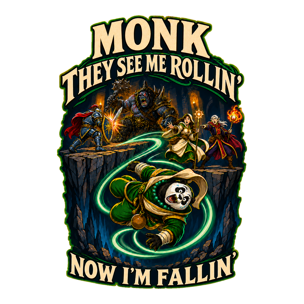 They See Me Rollin’ Monk T-Shirt