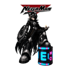 NegaMan T-shirt design artwork