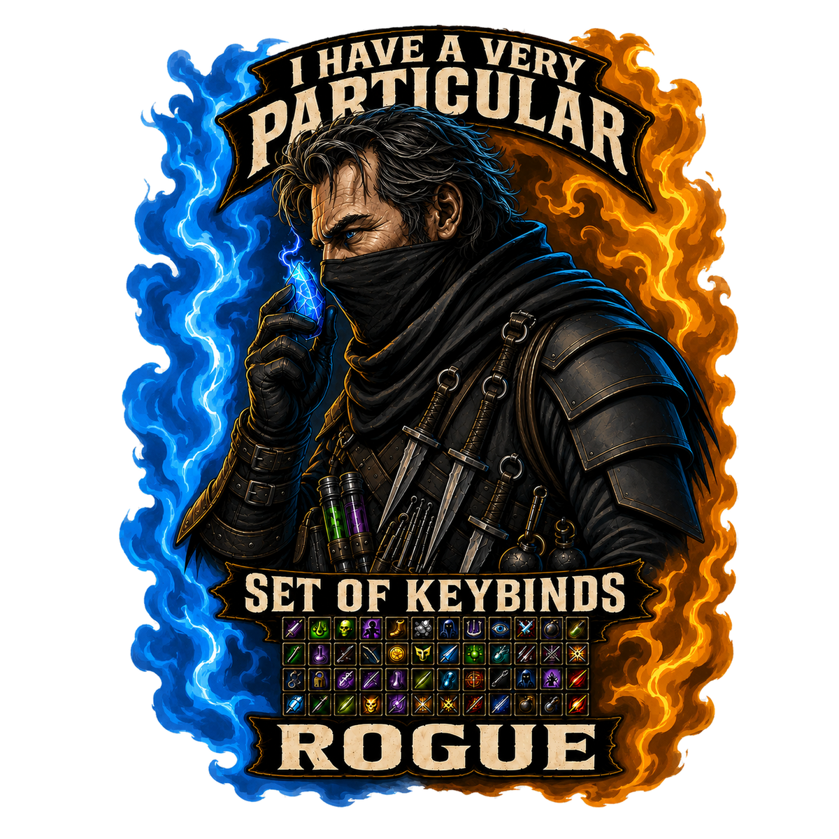 Particular Set of Keybinds Rogue T-Shirt