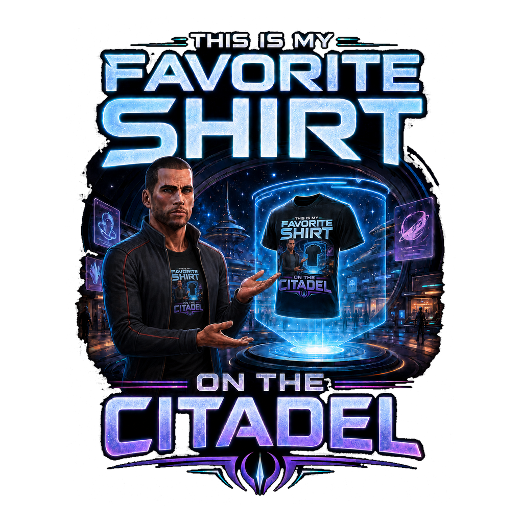 The Commander’s Favorite T-shirt design artwork