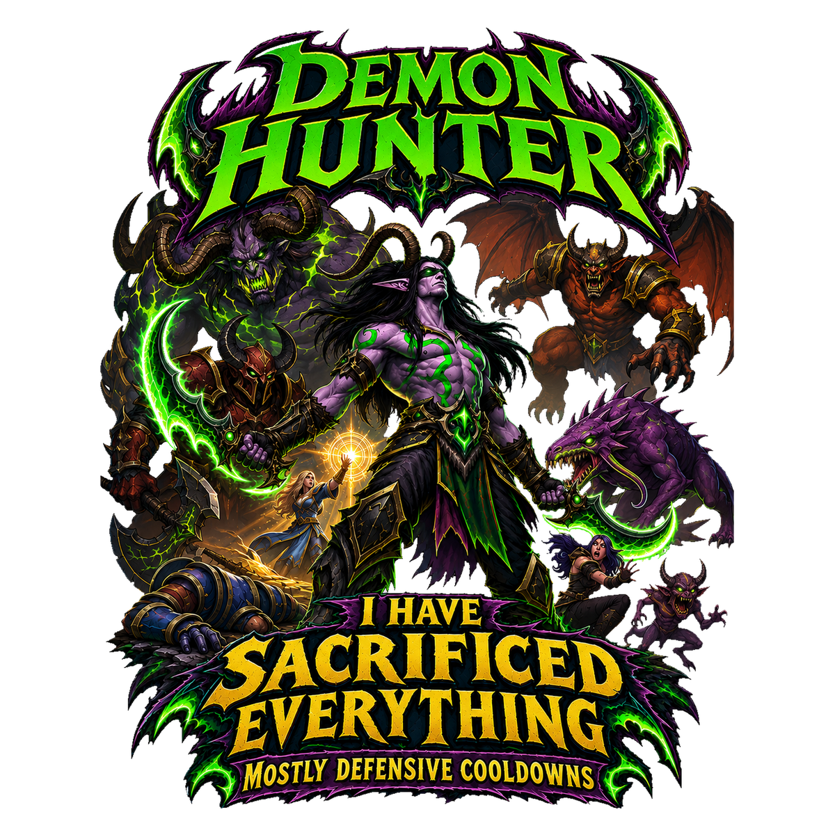 Sacrificed Everything Demon Hunter T-Shirt