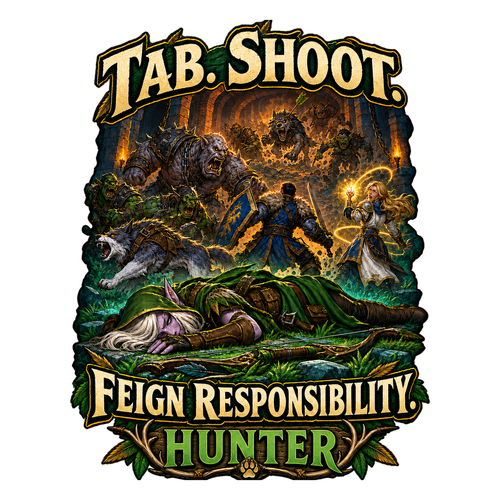 Feign Responsibility Hunter T-Shirt