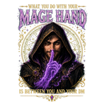 Mage Hand T-shirt design artwork